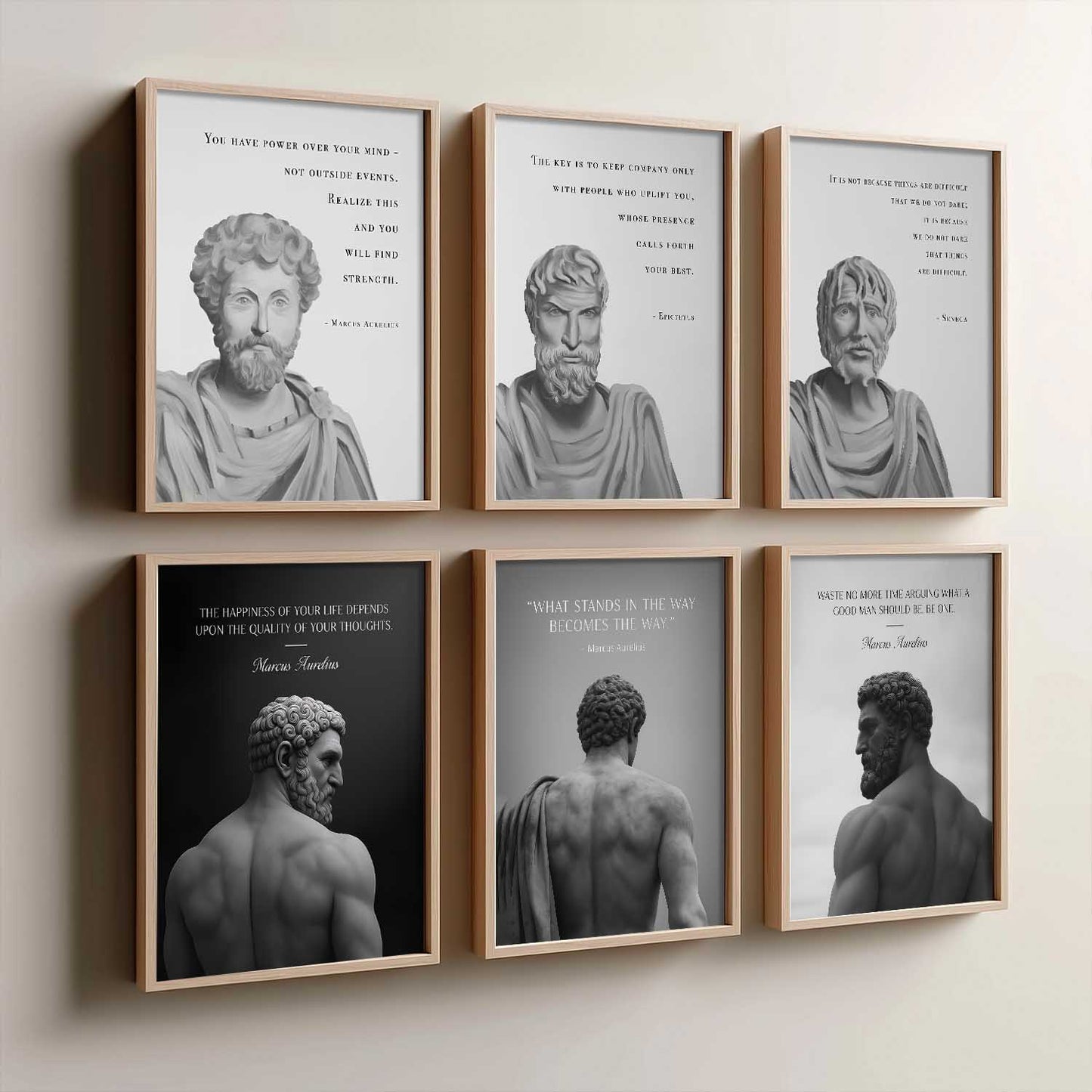 Motivational Quotes Wall Art Paintings with Frame for Living Room Bedroom