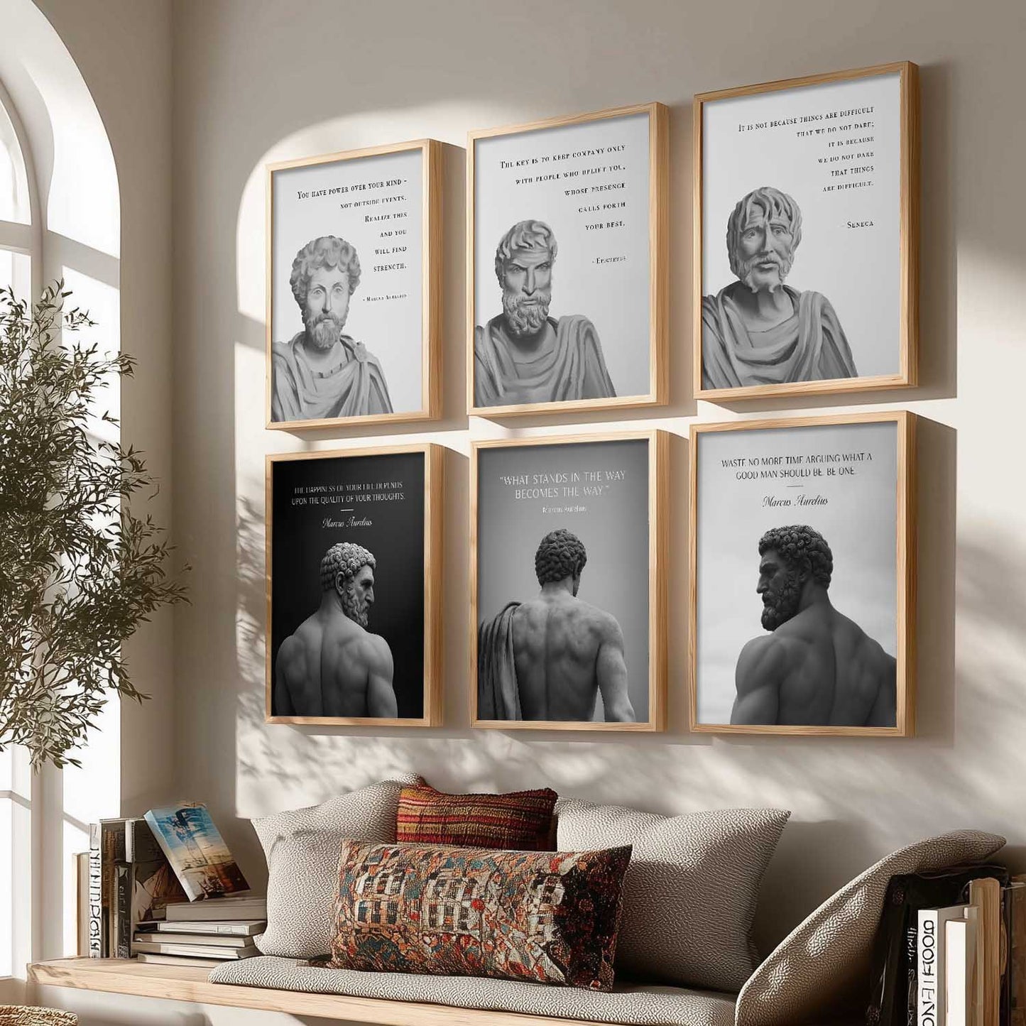 Motivational Quotes Wall Art Paintings with Frame for Living Room Bedroom