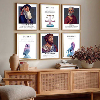 Inspirational Quotes Wall Art Paintings with Frame for Living Room Bedroom