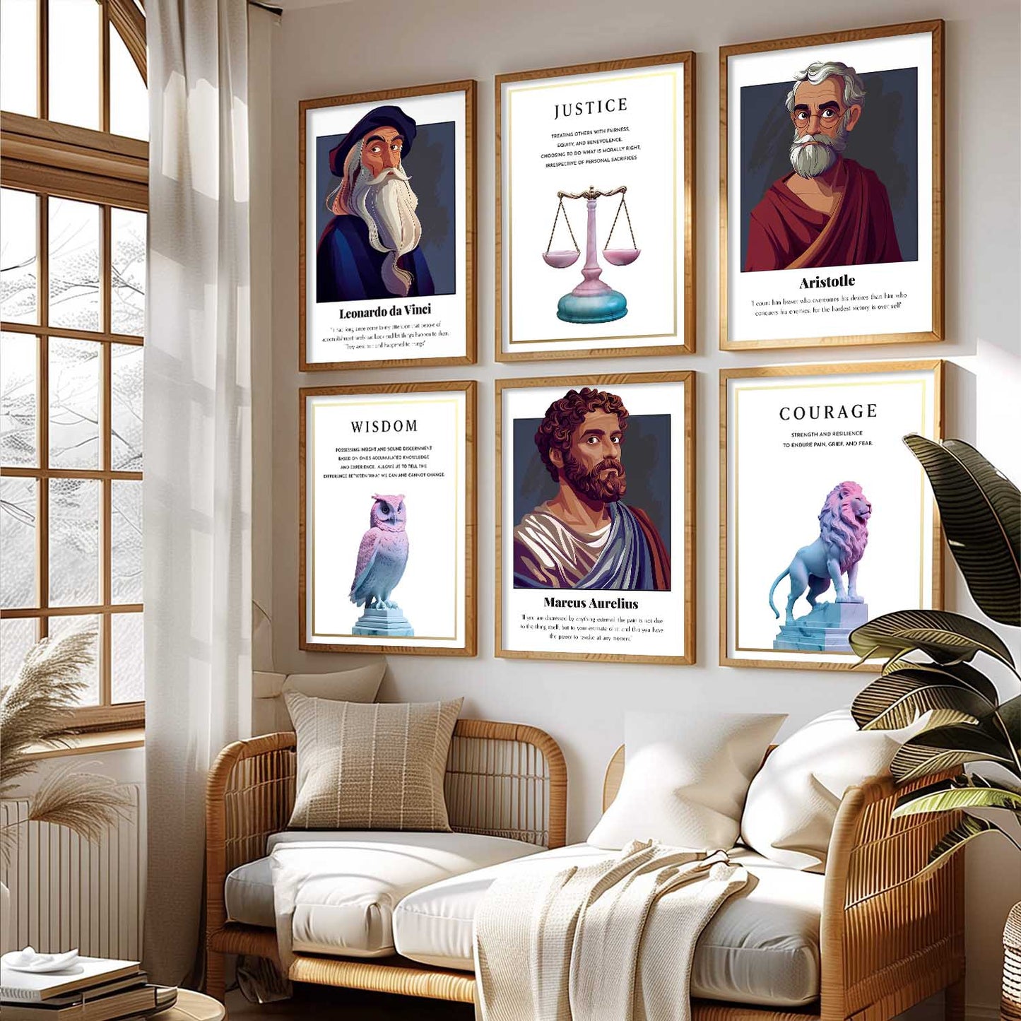 Inspirational Quotes Wall Art Paintings with Frame for Living Room Bedroom