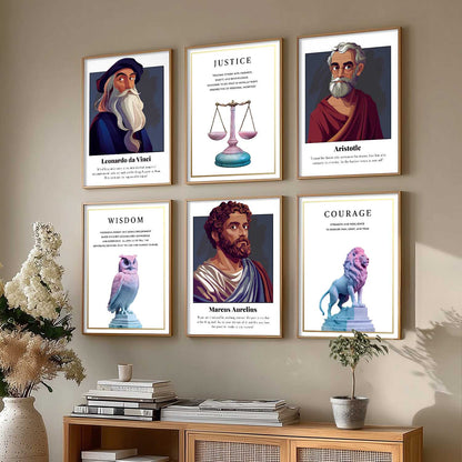 Inspirational Quotes Wall Art Paintings with Frame for Living Room Bedroom