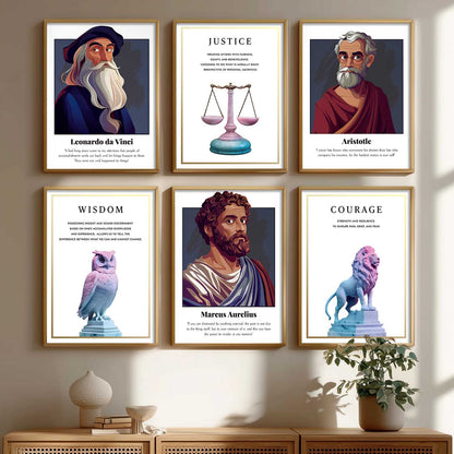 Inspirational Quotes Wall Art Paintings with Frame for Living Room Bedroom