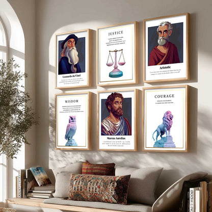 Inspirational Quotes Wall Art Paintings with Frame for Living Room Bedroom