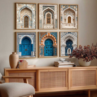 Traditional Wall Art Paintings with Frame for Living Room Bedroom