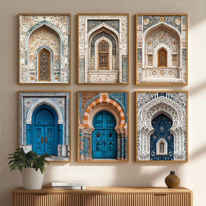 Traditional Wall Art Paintings with Frame for Living Room Bedroom