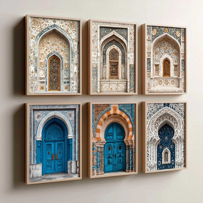 Traditional Wall Art Paintings with Frame for Living Room Bedroom