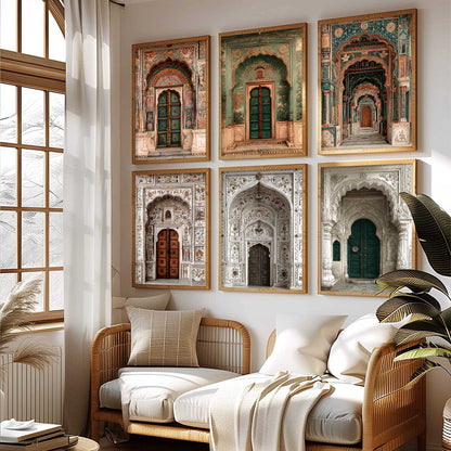 Traditional Wall Art Paintings with Frame for Living Room Bedroom