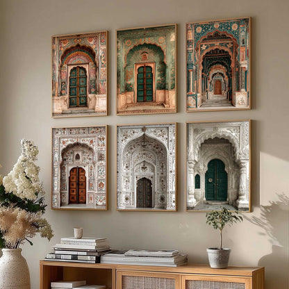 Traditional Wall Art Paintings with Frame for Living Room Bedroom