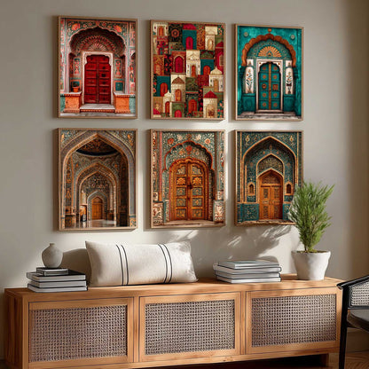 Traditional Wall Art Paintings with Frame for Living Room Bedroom