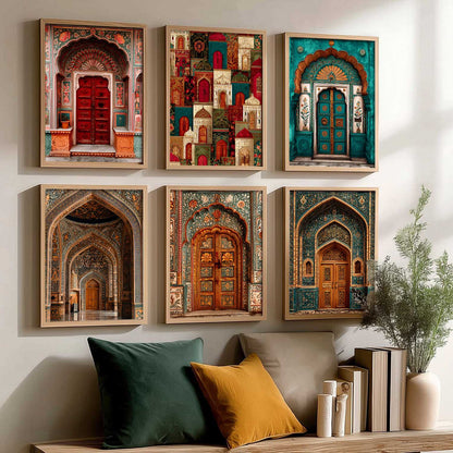 Traditional Wall Art Paintings with Frame for Living Room Bedroom