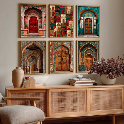 Traditional Wall Art Paintings with Frame for Living Room Bedroom