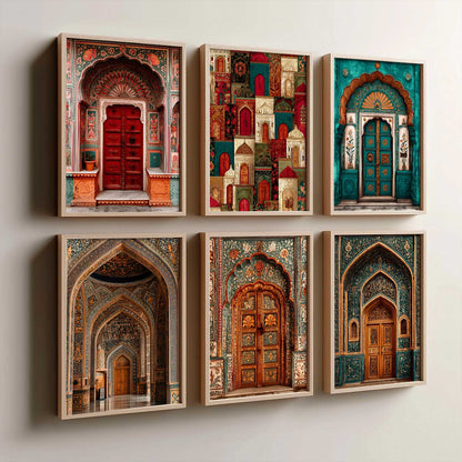 Traditional Wall Art Paintings with Frame for Living Room Bedroom