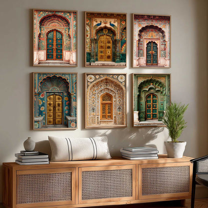 Traditional Wall Art Paintings with Frame for Living Room Bedroom