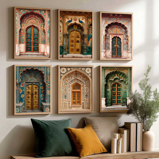 Traditional Wall Art Paintings with Frame for Living Room Bedroom