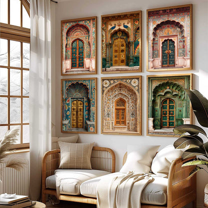 Traditional Wall Art Paintings with Frame for Living Room Bedroom