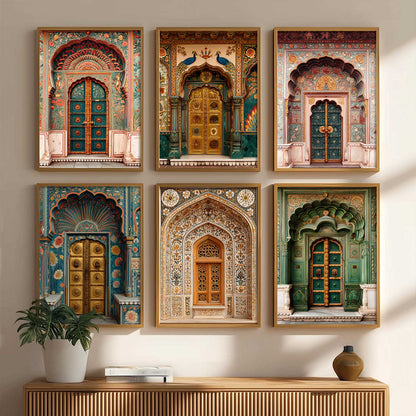 Traditional Wall Art Paintings with Frame for Living Room Bedroom