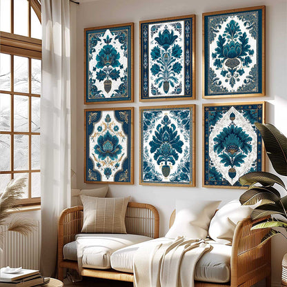 Traditional Pichwai Wall Art Paintings with Frame for Living Room Bedroom