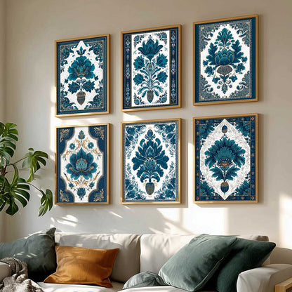 Traditional Pichwai Wall Art Paintings with Frame for Living Room Bedroom
