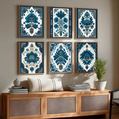 Traditional Pichwai Wall Art Paintings with Frame for Living Room Bedroom