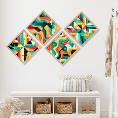 Modern Art Prints Set of Home Living Room Bedroom Office Wall decor