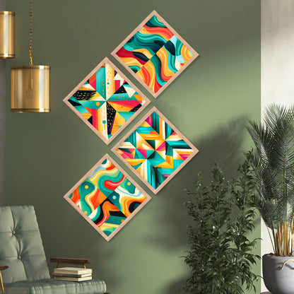 Modern Art Prints Set of Home Living Room Bedroom Office Wall decor