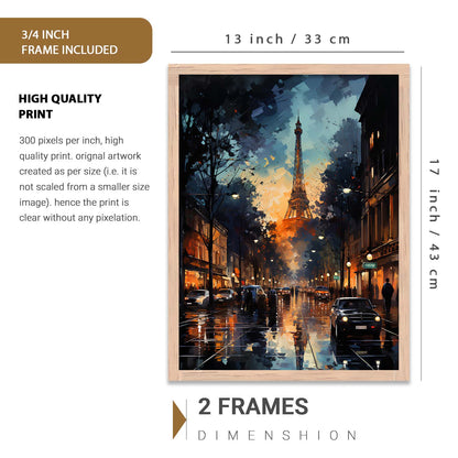 Modern Art Prints with Frame for Living Room Bedroom Home and Office Wall Decor Set of 6