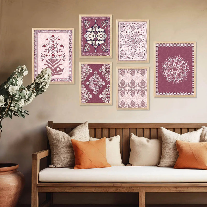 Traditional Wall Art Poster With Frame For Home And Wall Decor