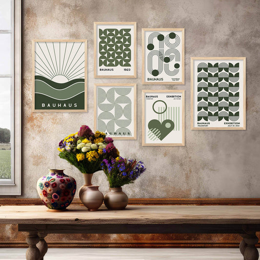 Boho Wall Art Poster With Frame For Home And Wall Decor