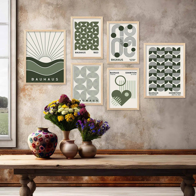 Boho Wall Art Poster With Frame For Home And Wall Decor