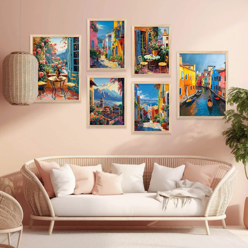 City View Wall Art Prints For Wall Hanging Home Decor