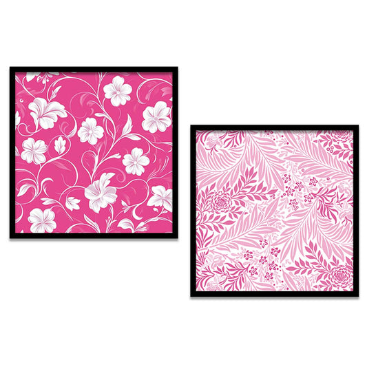 Floral  Wall Art Paintings  with Frame for Wall Decor