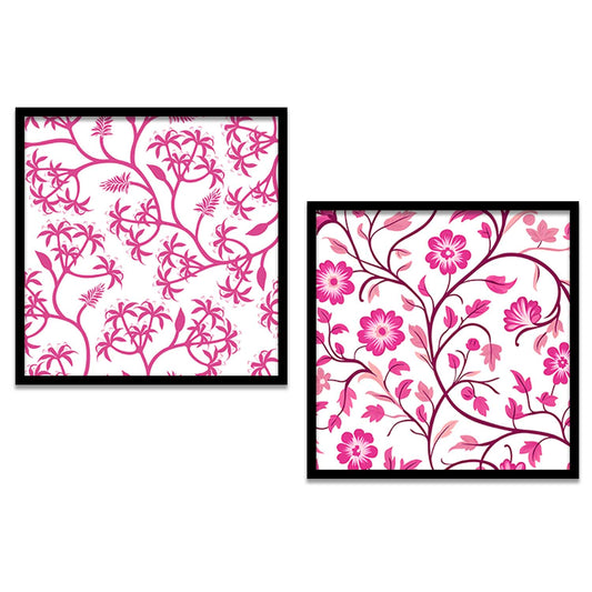 Floral  Wall Art Paintings  with Frame for Wall Decor