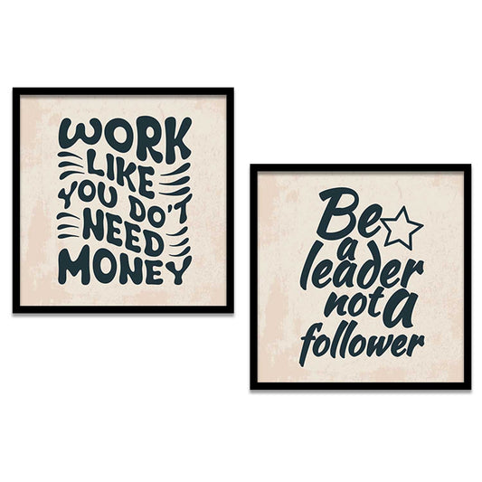 Motivational  Wall Art Paintings  with Frame for Wall Decor