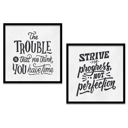 Motivational  Wall Art Paintings  with Frame for Wall Decor