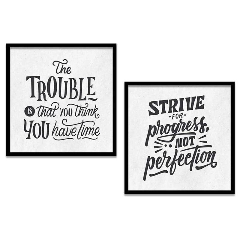 Motivational  Wall Art Paintings  with Frame for Wall Decor