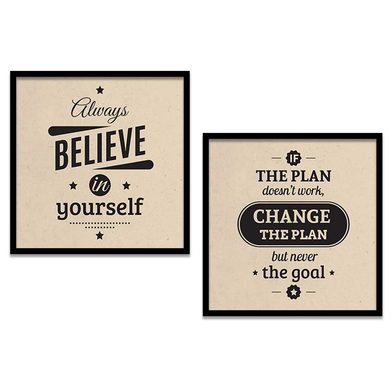 Motivational Wall  Art Paintings  with Frame for Wall Decor