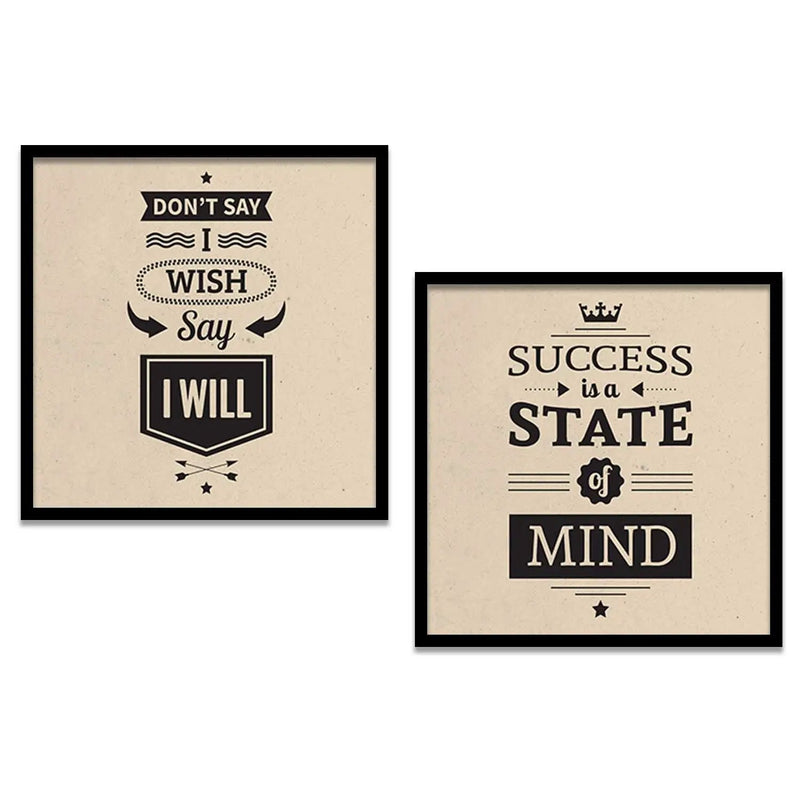 Motivational Wall Art Paintings  with Frame for Wall Decor