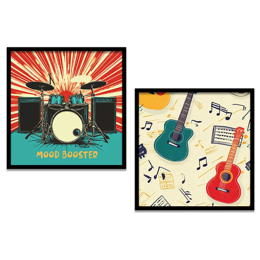 Music  Wall  Art Paintings  with Frame for Wall Decor