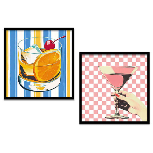 Restaurant  Wall  Art Paintings  with Frame for Wall Decor