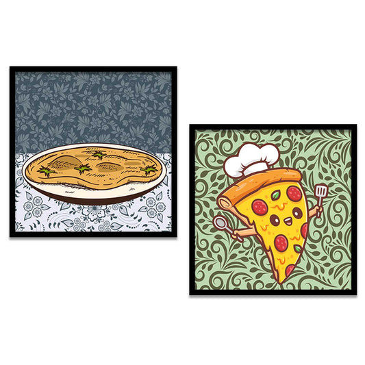 Restaurant  Wall Art Paintings  with Frame for Wall Decor