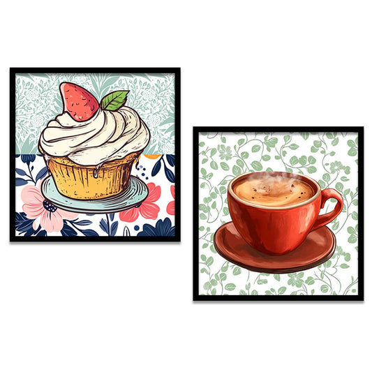 Restaurant Wall  Art Paintings  with Frame for Wall Decor