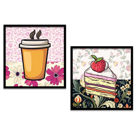 Restaurant Wall  Art Paintings  with Frame for Wall Decor