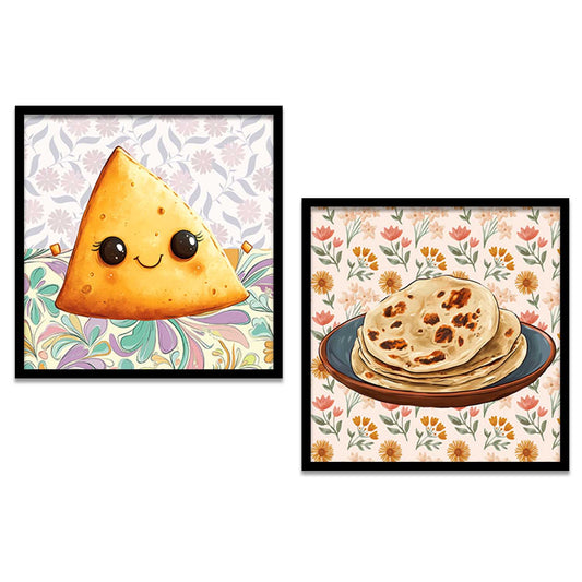 Restaurant Wall Art Paintings  with Frame for Wall Decor