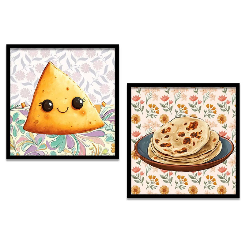 Restaurant Wall Art Paintings  with Frame for Wall Decor