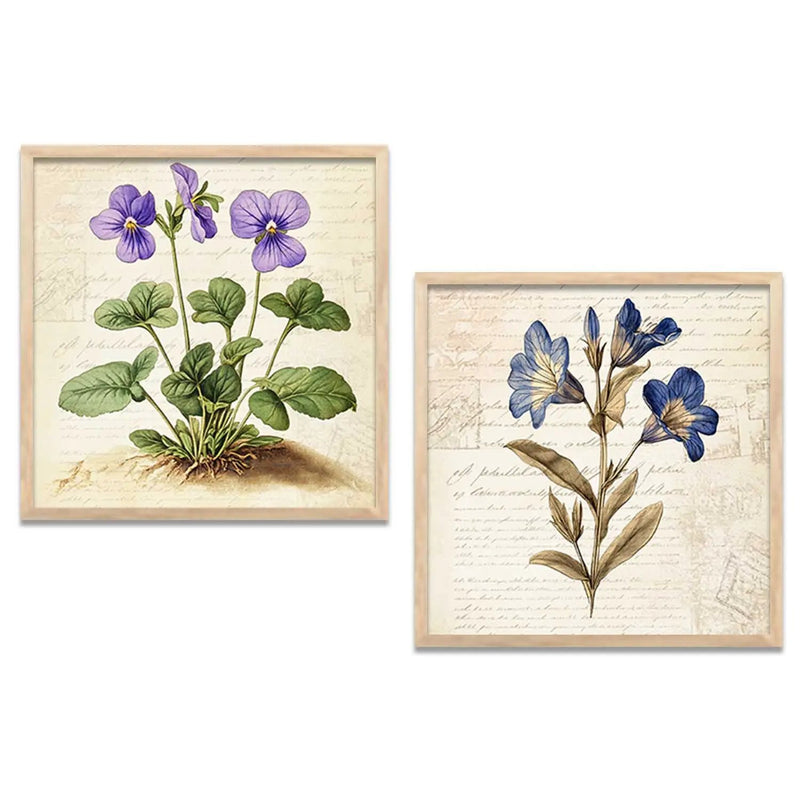 Botanical  Wall  Art Paintings  with Frame for Wall Decor