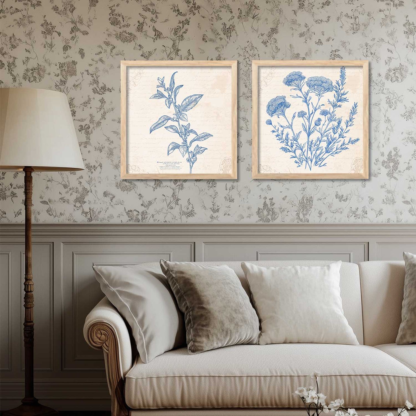 Floral  Wall Art Paintings  with Frame for Wall Decor