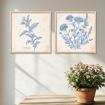 Floral  Wall Art Paintings  with Frame for Wall Decor