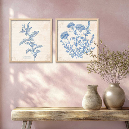 Floral  Wall Art Paintings  with Frame for Wall Decor