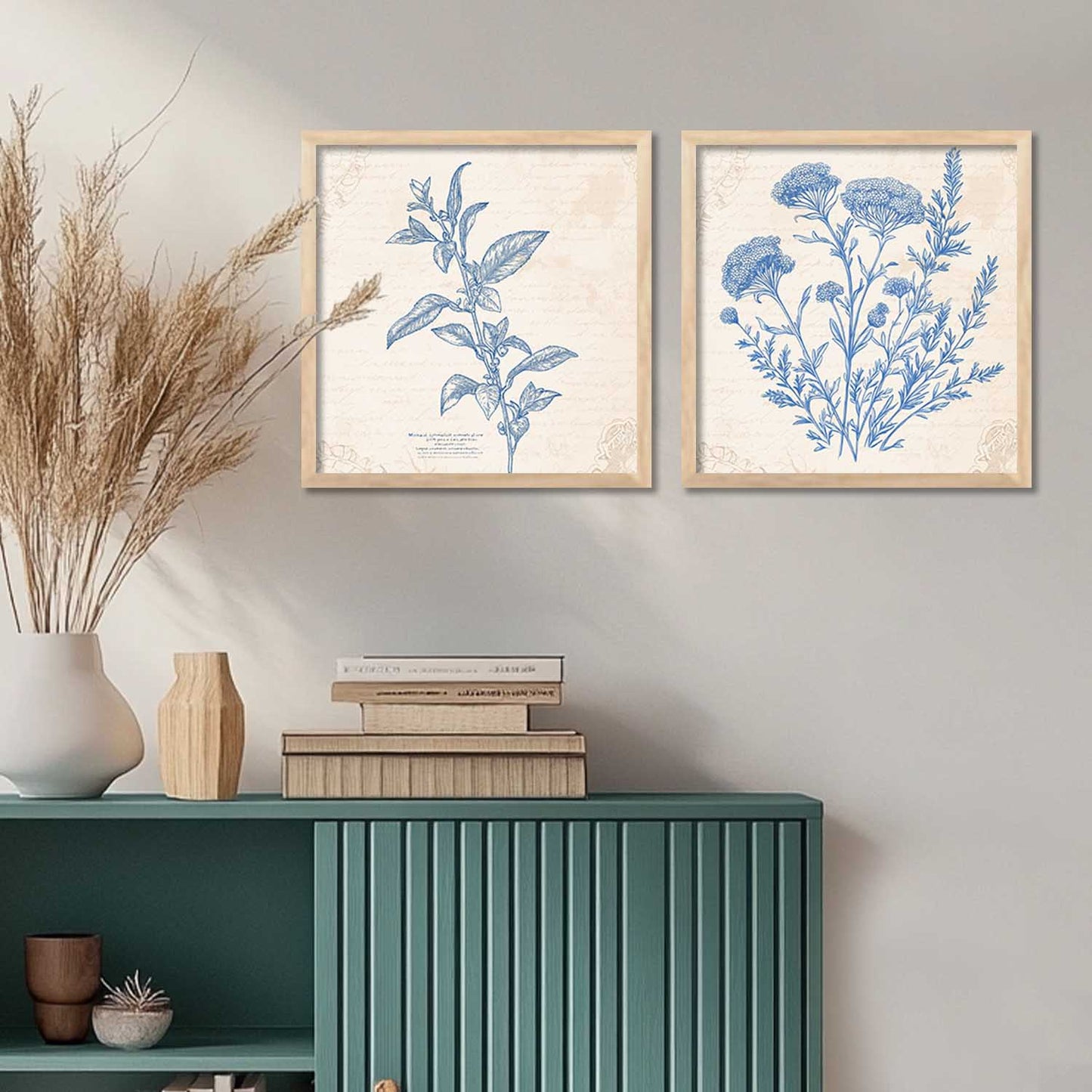Floral  Wall Art Paintings  with Frame for Wall Decor