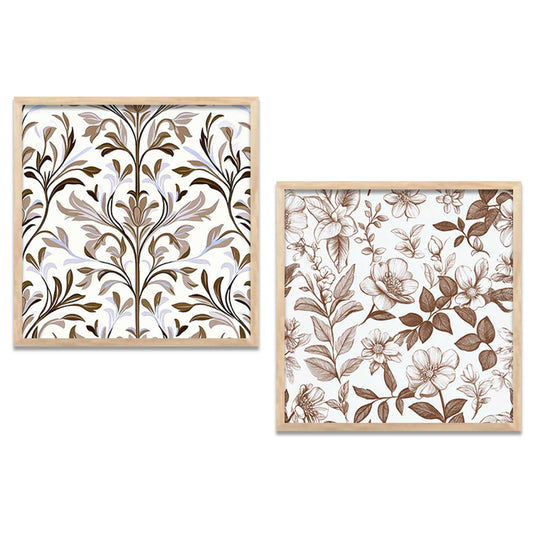 Floral  Wall  Art Paintings  with Frame for Wall Decor